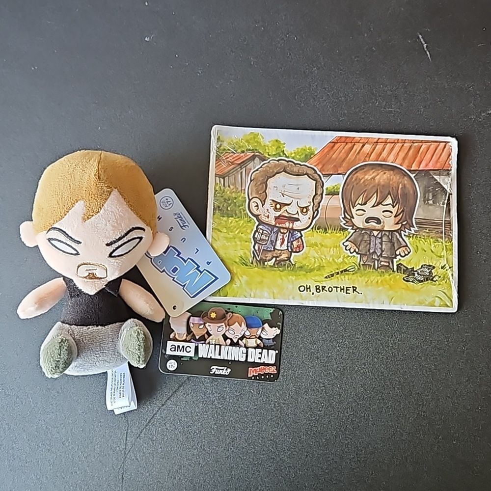 Funko Mopeez Walking Dead Daryl Dixon Plush with Free 5x7 Artwork